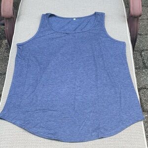 Blue Women's Tank Top, Size XL